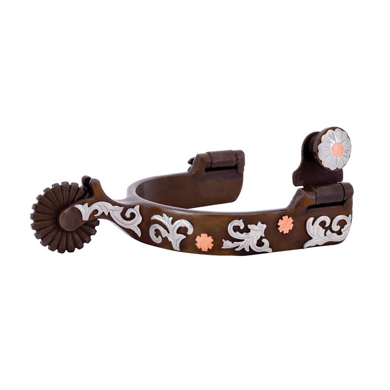 Partrade Youth Antique Floral Spurs STYLE 21569-3