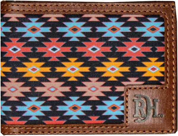 Red Dirt Hat Company Bifold Southwest Canvas Wallet STYLE 22228881W4 ...