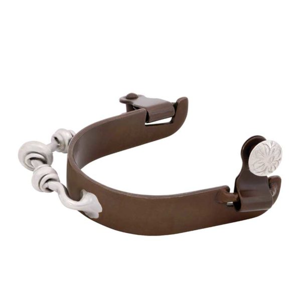 Partrade Smooth Rowel Bumper Spurs STYLE 23012-8