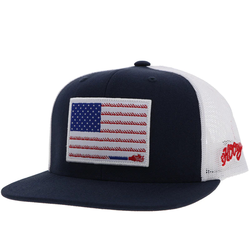 Hooey "Liberty Roper" Navy/White Cap STYLE 2310T-NVWH