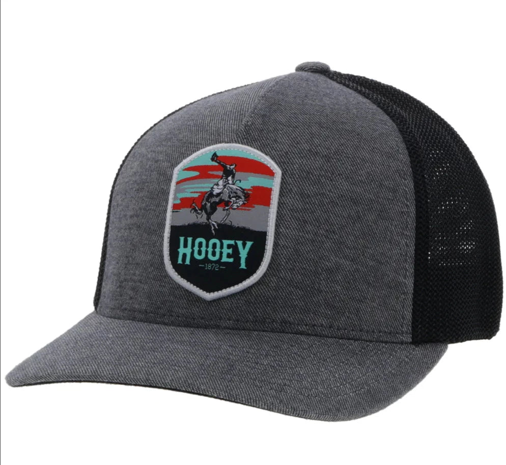 Hooey Men's Flexfit Cap STYLE 2344GYBK