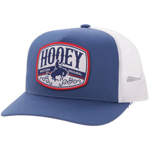 Hooey Blue & White Hooey Patch Cap STYLE 2604T-BLWH