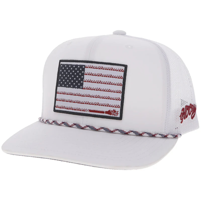 Hooey Liberty Roper Cap STYLE 2610T-WH
