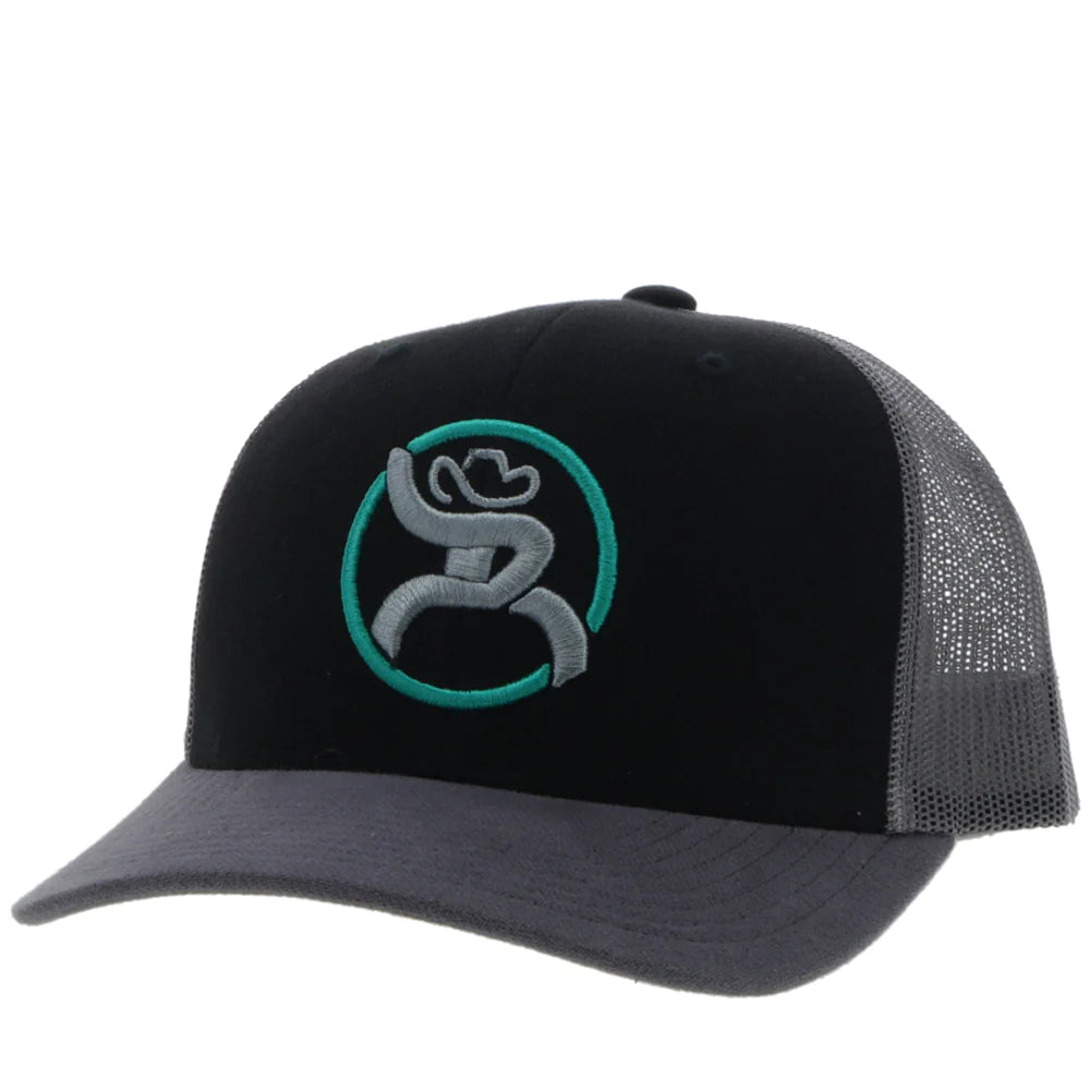 Hooey Men's Roughy Cap STYLE 4031T-BKGY