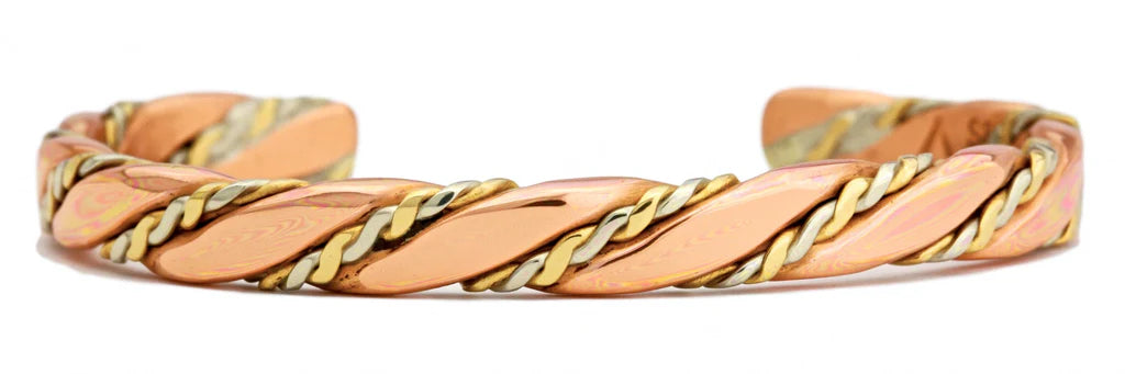 Sergio Lub Caduceus Copper Bracelet STYLE 625