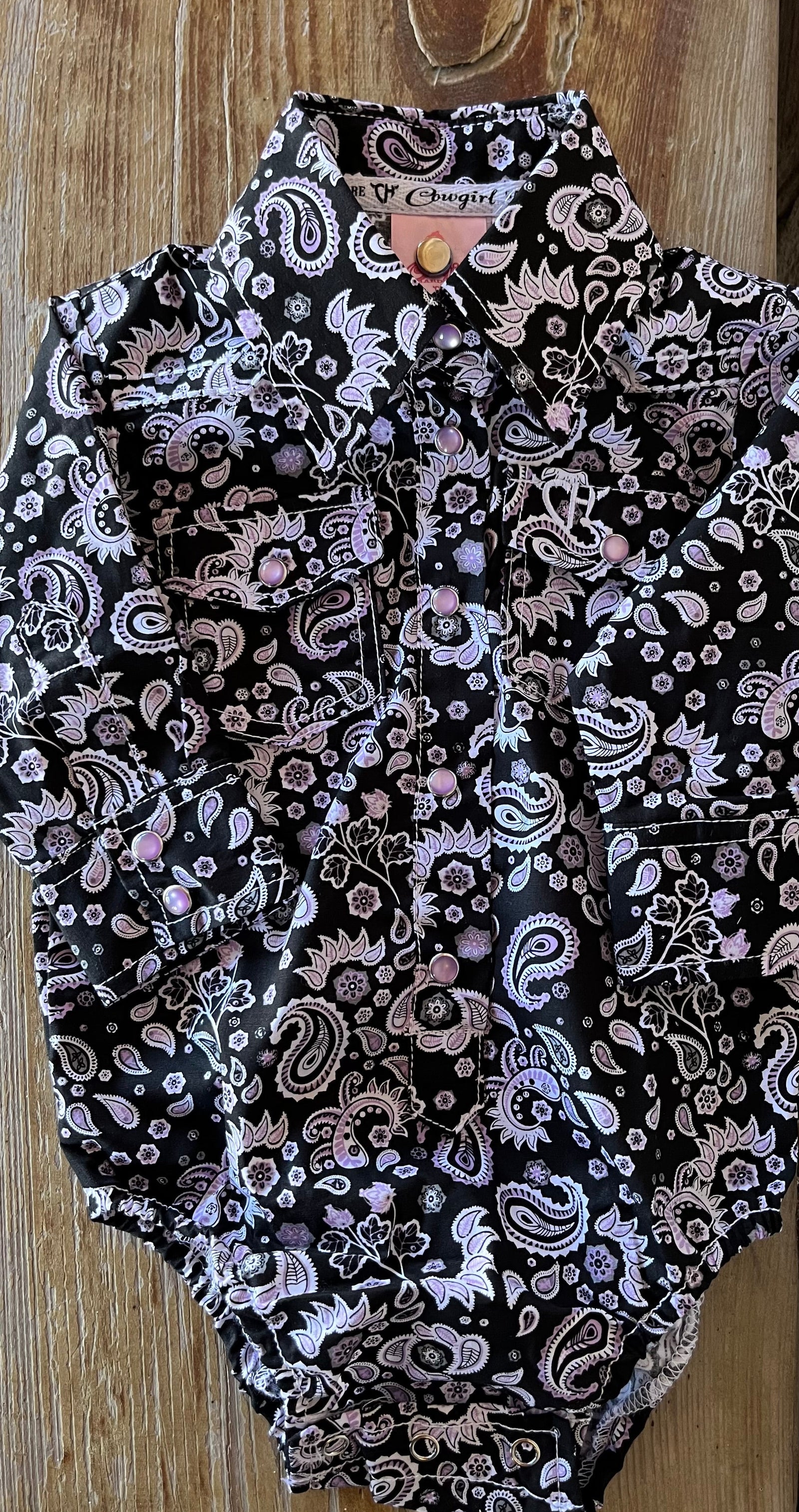 Cowgirl Hardware Infant/Toddler Girl's Romper STYLE 825590R-010-I