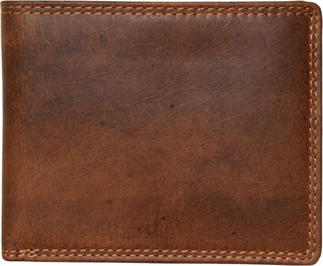 Rugged Earth Bifold Leather Wallet STYLE 990009
