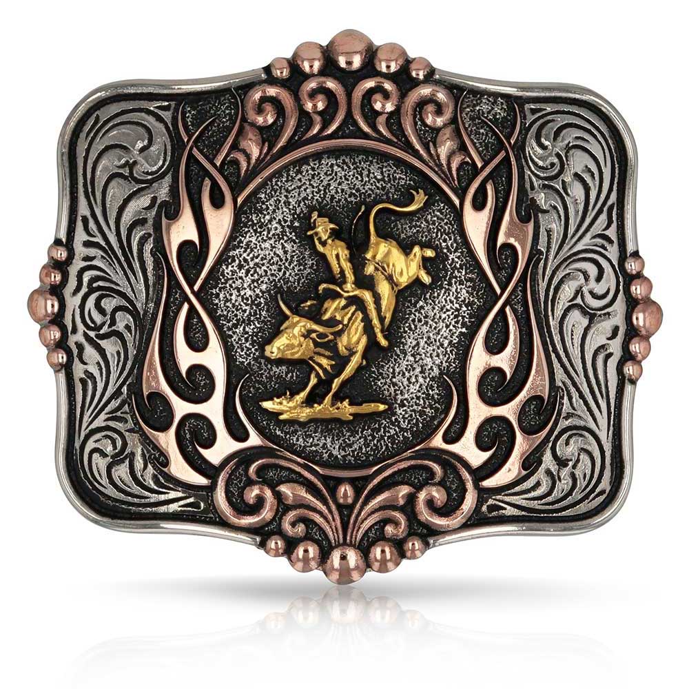 Montana Silversmiths Bull Rider Buckle STYLE A1038P