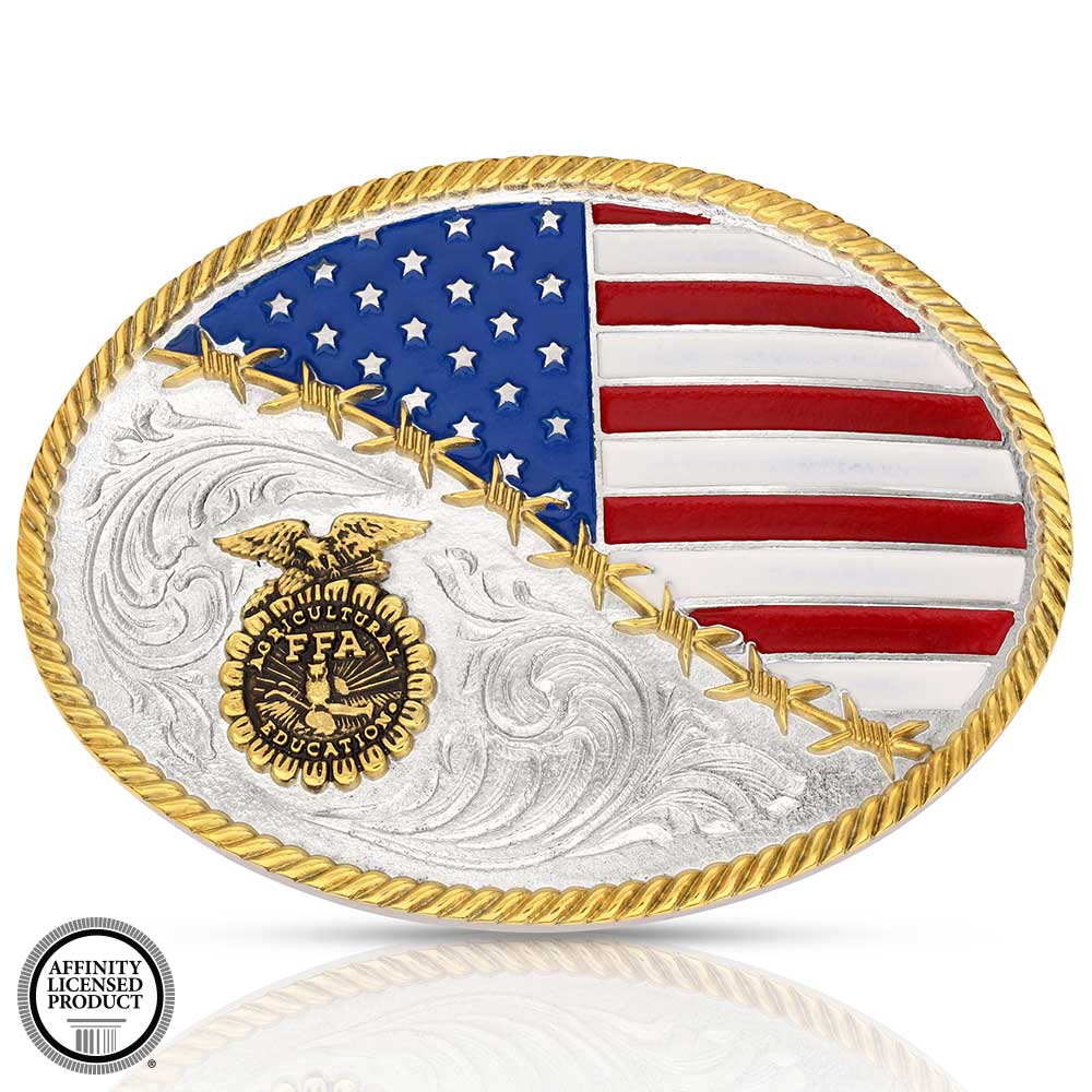 Montana Silversmiths FFA Patriotic Traditions Buckle STYLE A1048FFA