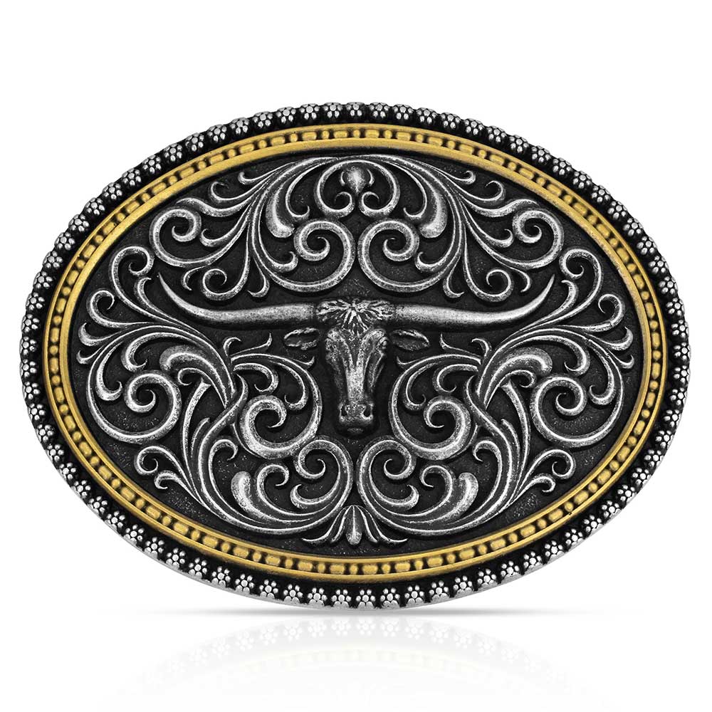 Montana Silversmiths Attitude Two Tone Buckle STYLE A1077P