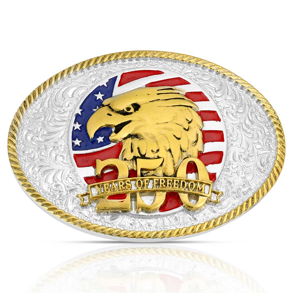 Montana Silversmiths 250 Years of Freedom Buckle STYLE A1098P