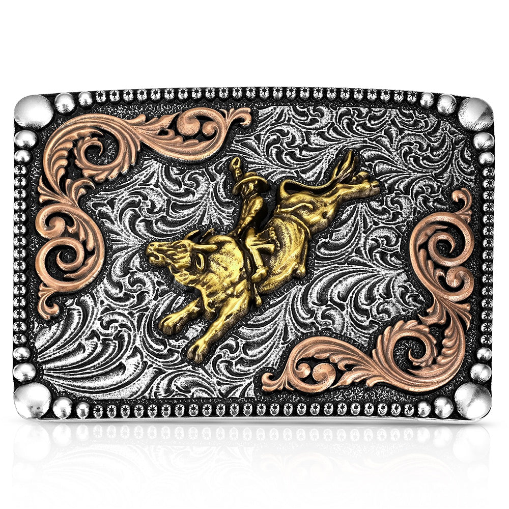Montana Silversmiths Attitude Bull Riding Buckle STYLE A1101P