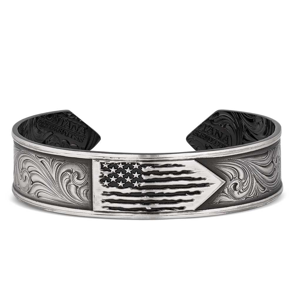 Montana Silversmiths American Made Strength Cuff Bracelet STYLE AMBC5911MA