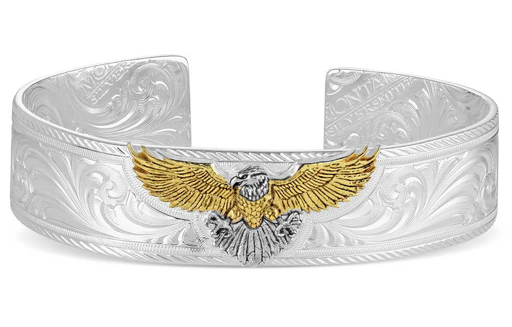 Montana Silversmiths American Eagle Cuff Bracelet STYLE AMBC6576