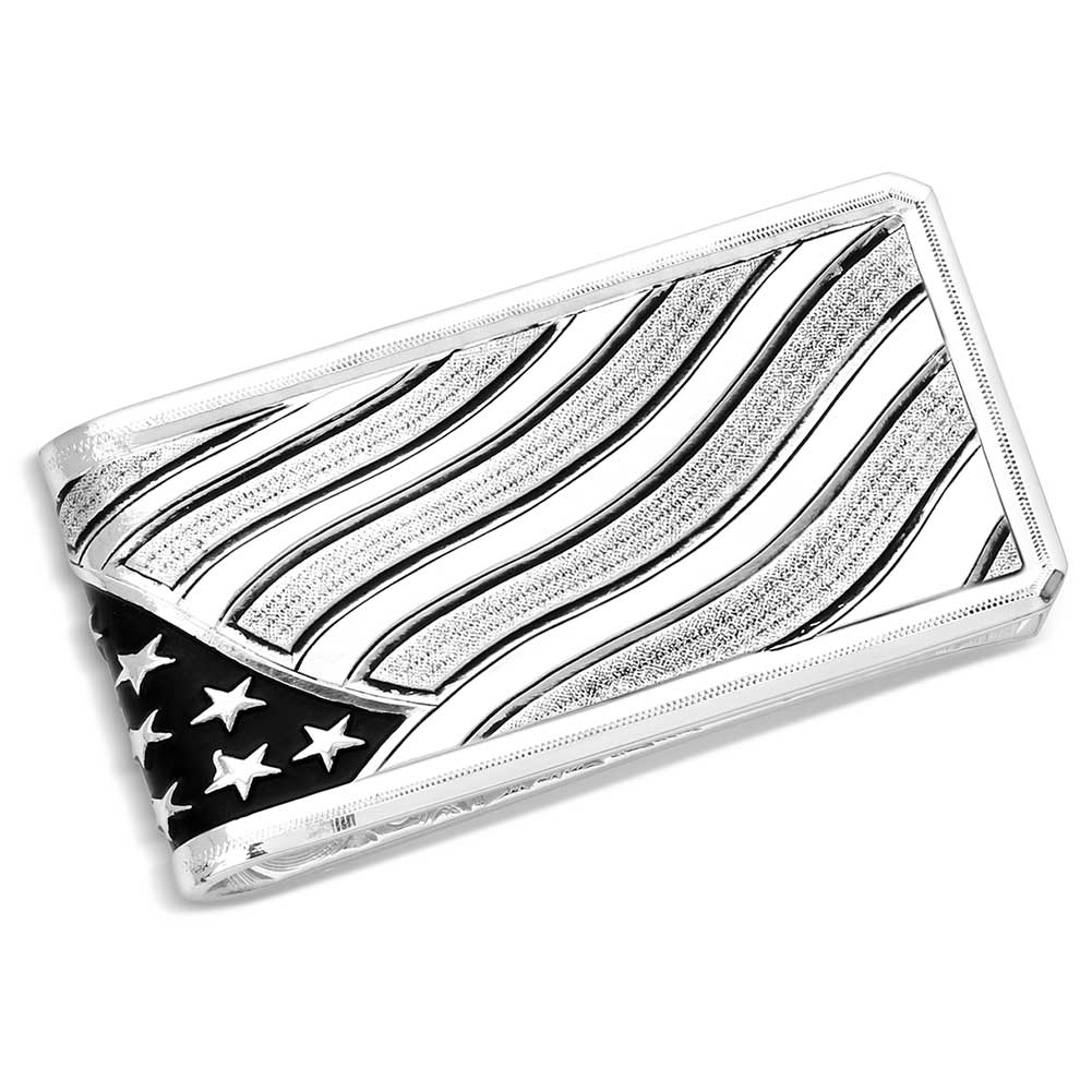 Montana Silversmiths Money Clip AMMCL5825-SVNF