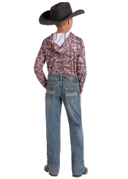 Rock & Roll Denim Boy's Boot Cut Jeans STYLE BB0BD09837