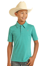 Panhandle Slim Boy's Short Sleeve Polo Shirt STYLE BB51T03959