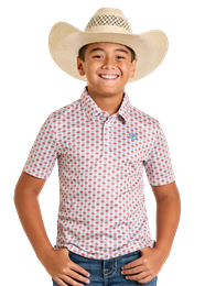 Rock & Roll Denim Boy's Short Sleeve Polo STYLE BB51T06615