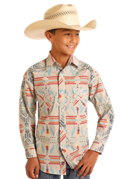 Rock & Roll Boy's Long Sleeve Shirt STYLE BBN2S05847