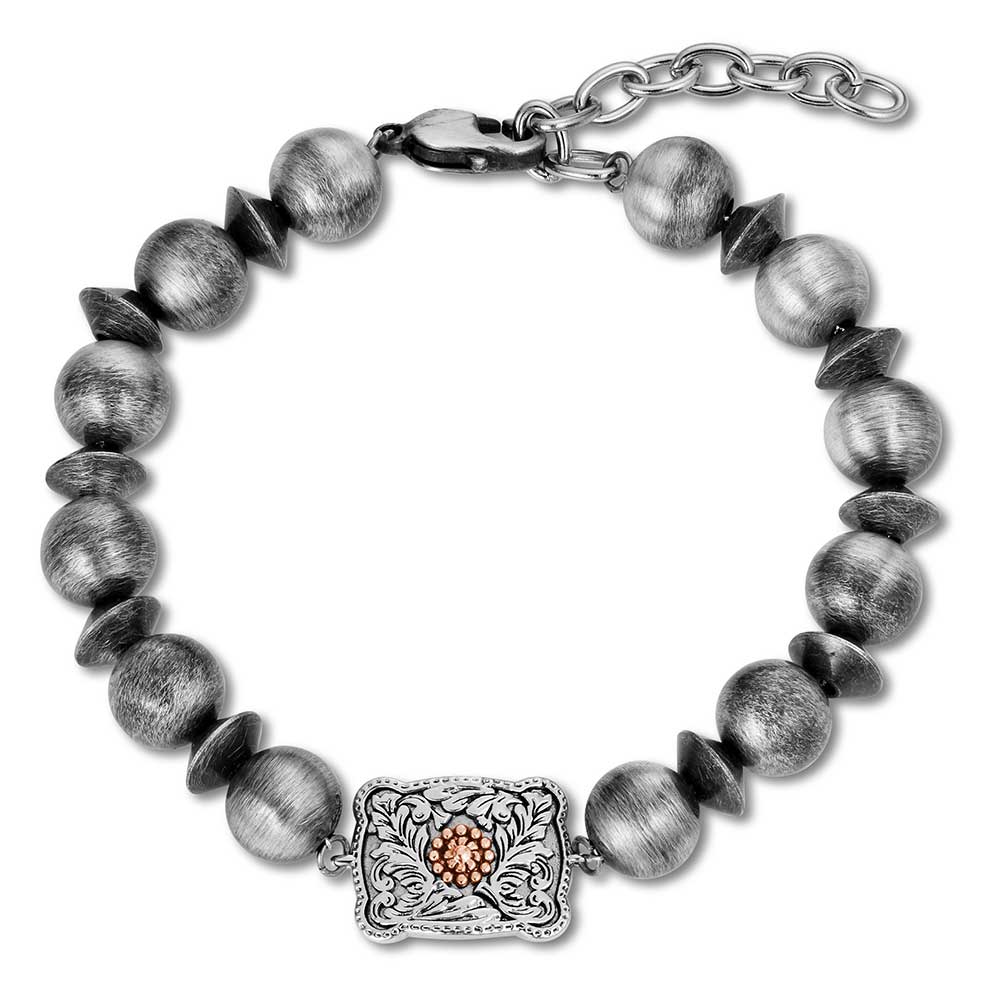 Montana Silversmiths Cowgirl Pearls Buckle Bracelet STYLE BC6608