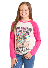 Rock & Roll Denim Girl's Long Sleeve T-Shirt STYLE BG22T07430