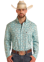 Rock & Roll Men's Long Sleeve Shirt STYLE BMB2S05850