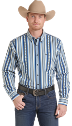 Rock & Roll Denim Men's Long Sleeve Shirt STYLE BMB2S09433