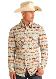 Rock & Roll Denim Men's Long Sleeve Shirt STYLE BMN2S05849