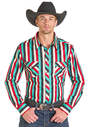Rock & Roll Men's Long Sleeve Shirt STYLE BMN2S07162