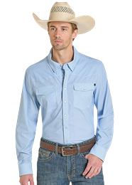 Rock & Roll Denim Men's Long Sleeve Shirt STYLE BMN2S08379