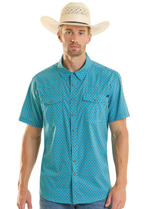 Rock & Roll Men's Short Sleeve Shirt STYLE BMN3S08795
