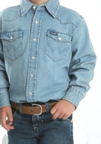 Wrangler Boy's Long Sleeve Shirt SHIRT STYLE BW1251B