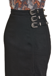 Rock & Roll Women's Denim Maxi Skirt STYLE BW69D07224
