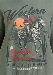 Rock & Roll Denim Women's Pullover Shirt STYLE BW91T10285