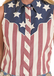 Rock & Roll Women's Sleeveless Blouse STYLE BWN0S08656