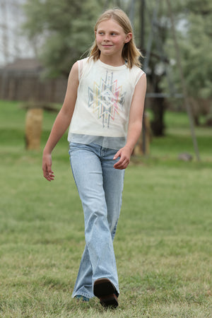 Cruel Girl Denim Girl's Wide Leg Jean STYLE CB23271001