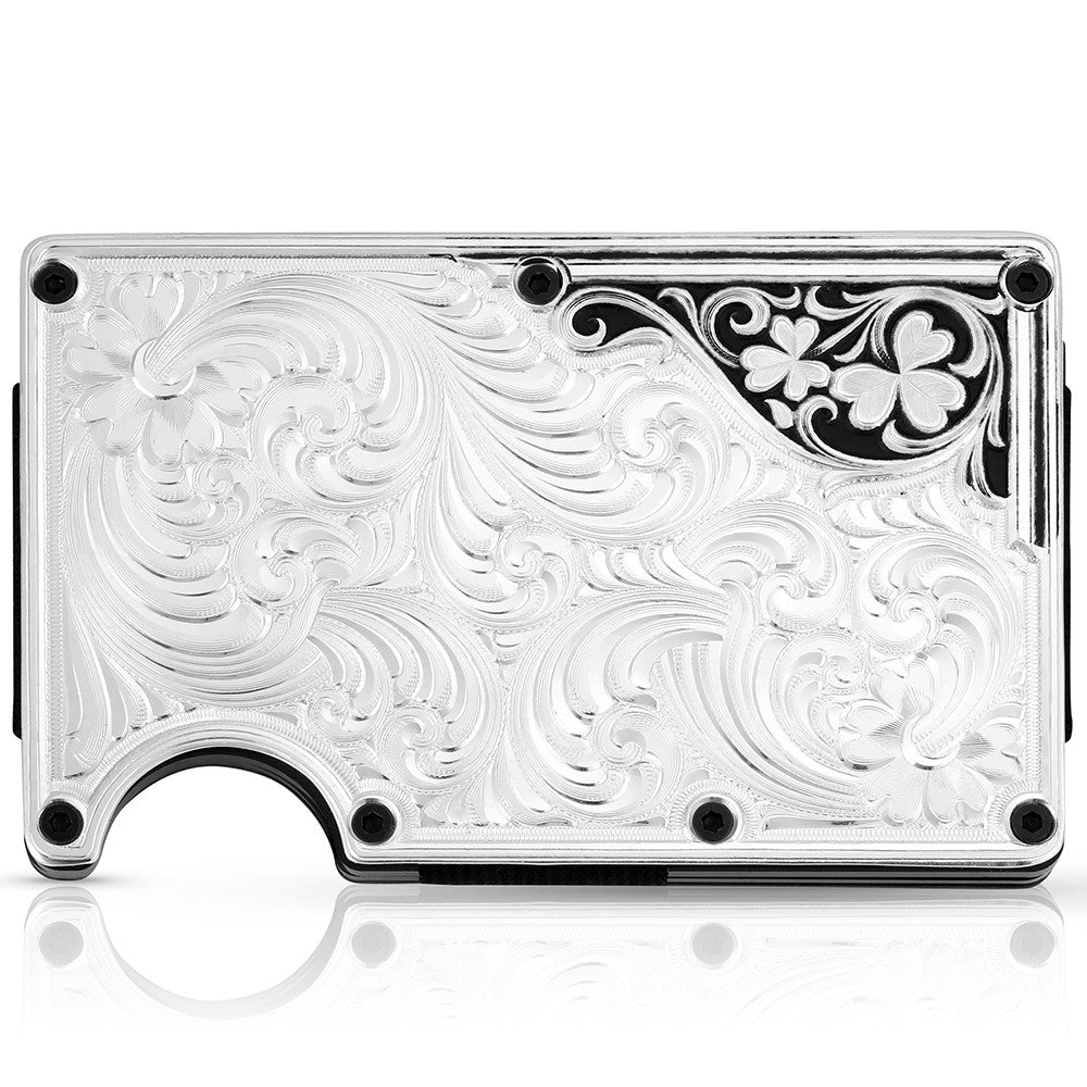 Montana Silversmiths Shamrock Card Case STYLE CRCARD6578NF