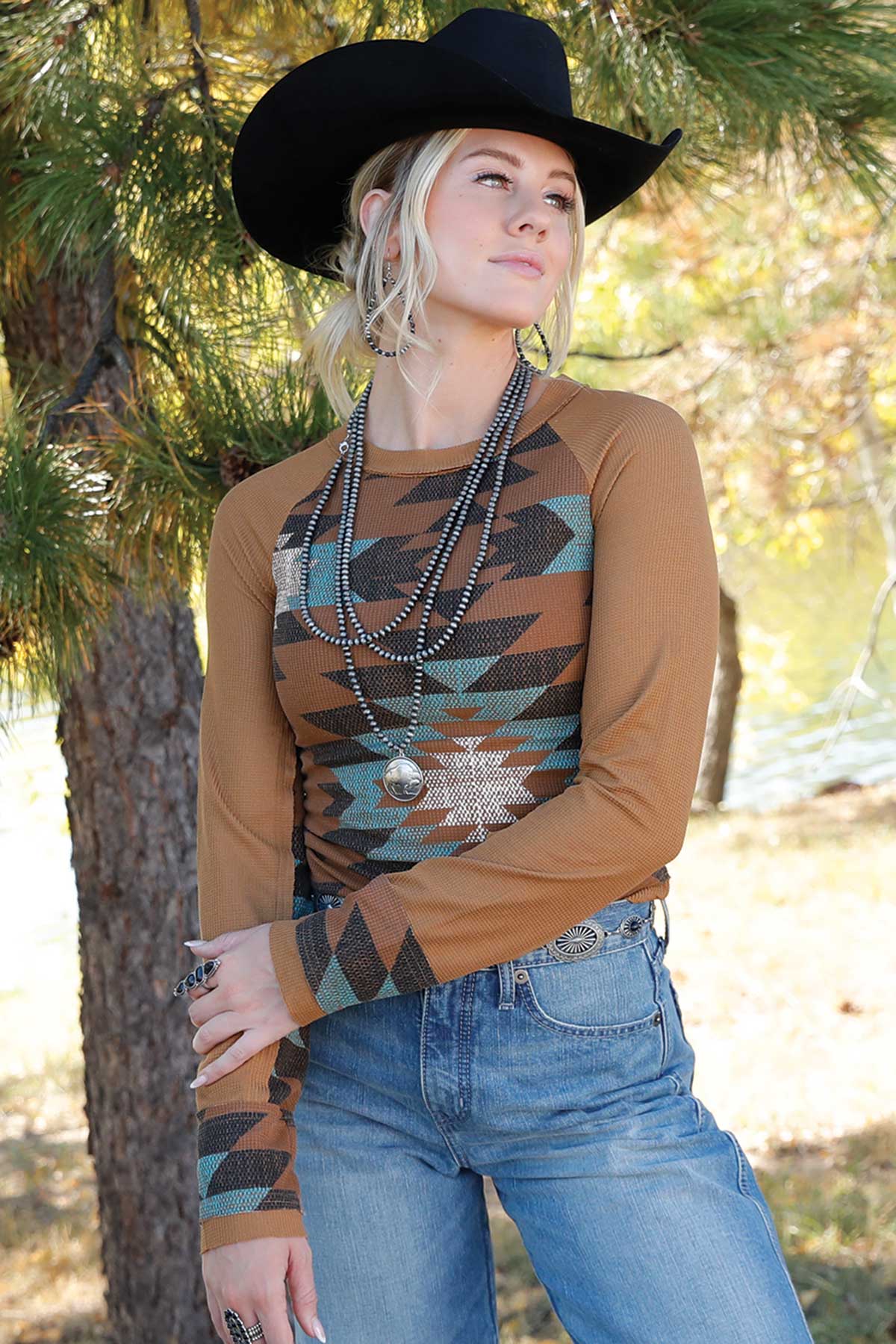 Cruel Denim Women's Long Sleeve Blouse STYLE CTK7522001