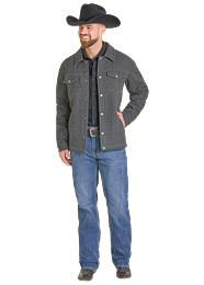 Panhandle Slim Men's Herringbone Bonded Jacket  STYLE DM92C07125