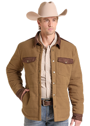 Panhandle Slim Men's Suede Trim Jacket STYLE DM92C09241