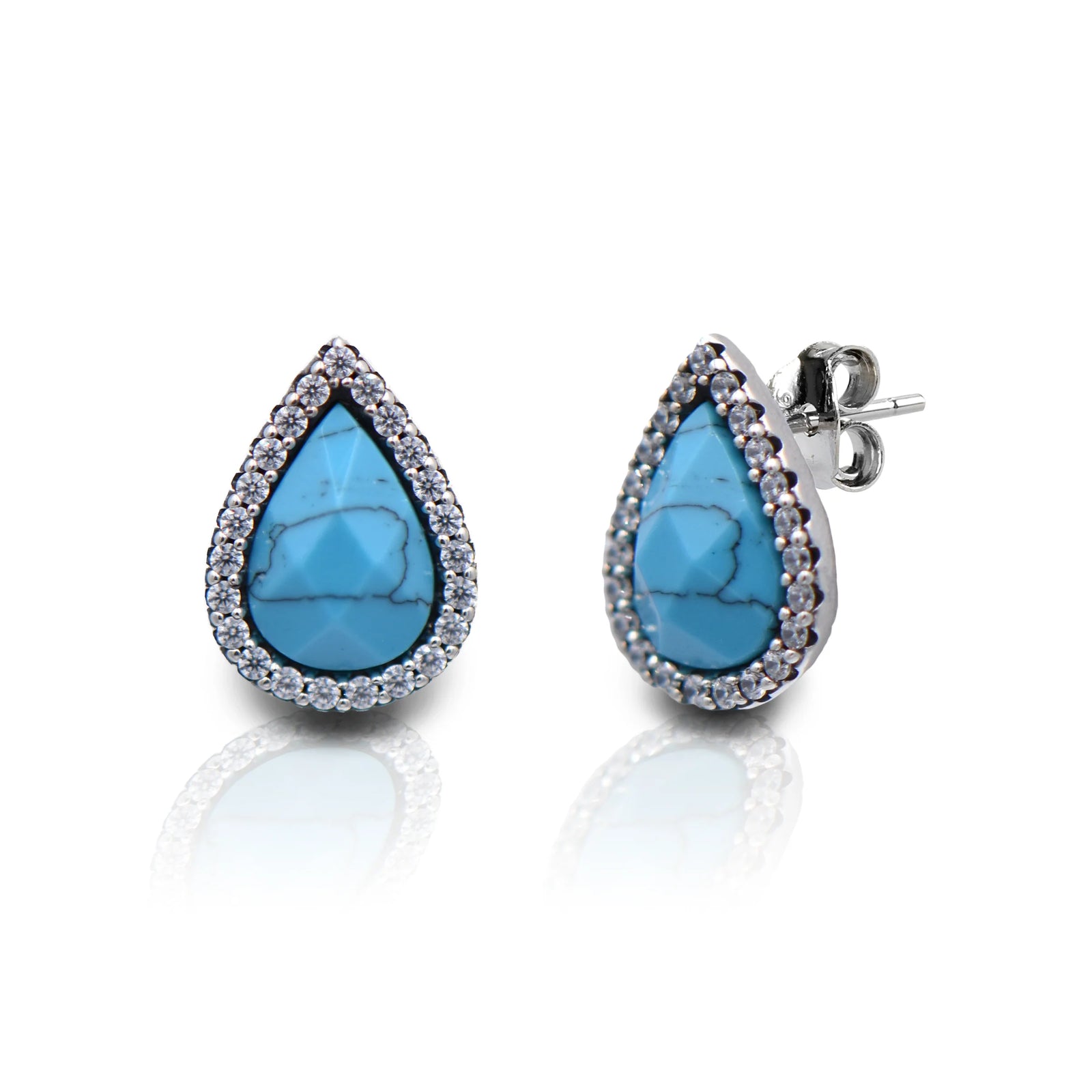 Kelly Herd Teardrop Turquoise Earrings STYLE EBE152