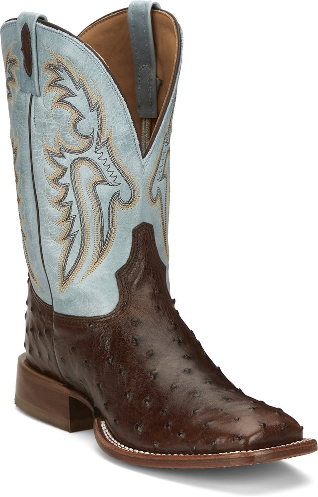 Tony Lama Men's Full Quill Ostrich Boot STYLE EP6093