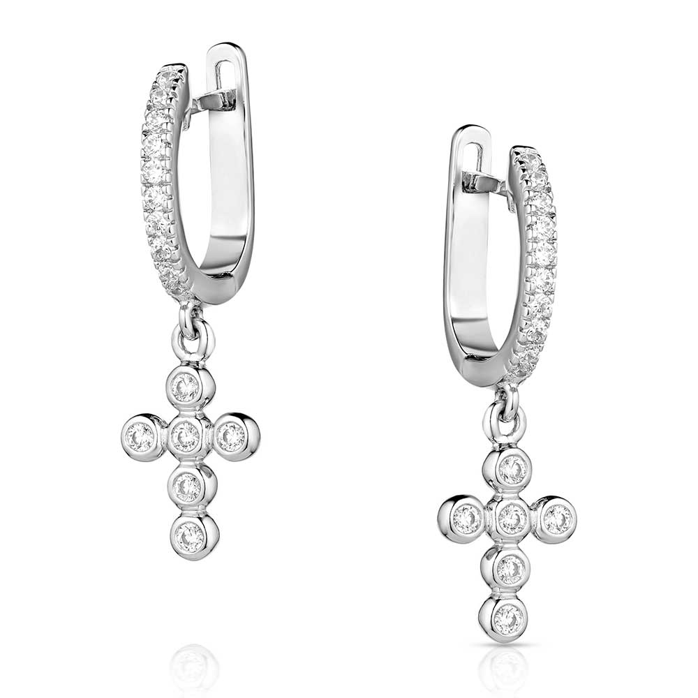 Montana Silversmiths Crystal Cross Earrings STYLE ER5859