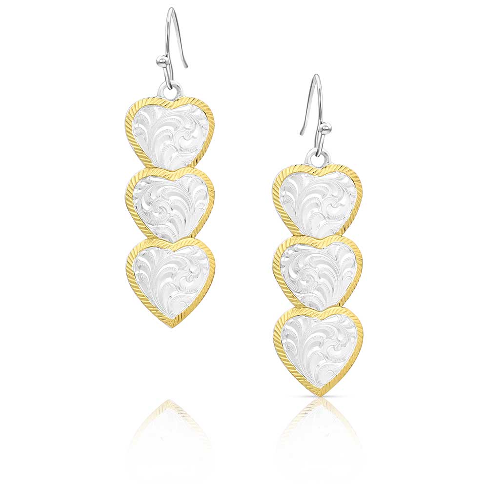 Montana Silversmiths Pure Heart Earrings STYLE ER6061