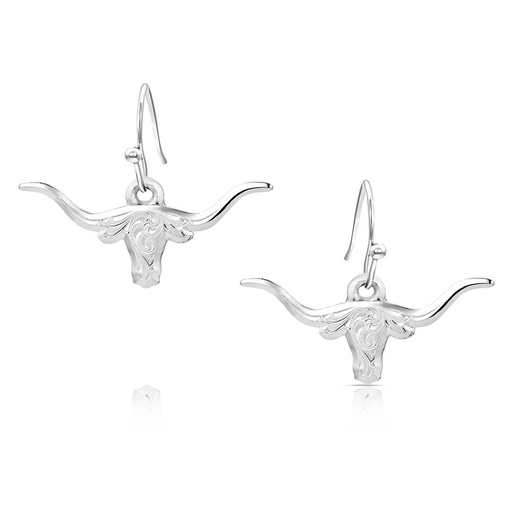 Montana Silversmiths Longhorn Earrings STYLE ER6139