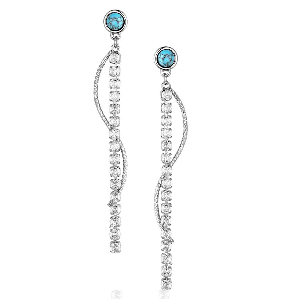 Montana Silversmiths Turquoise Dangle Earrings STYLE ER6484