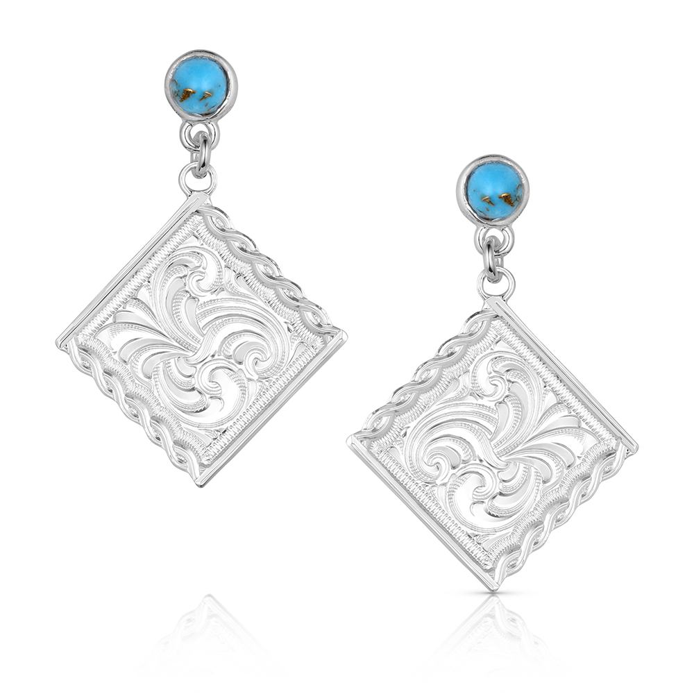 Montana Silversmiths Turquoise Earrings STYLE ER6584