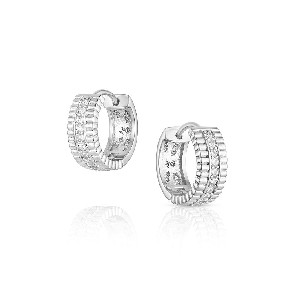 Montana Silversmiths Laredo Sun Crystal Hoop Earrings STYLE ER6623