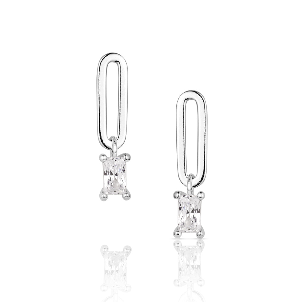 Montana Silversmiths Modern Muse Earrings CZ STYLE ER6625