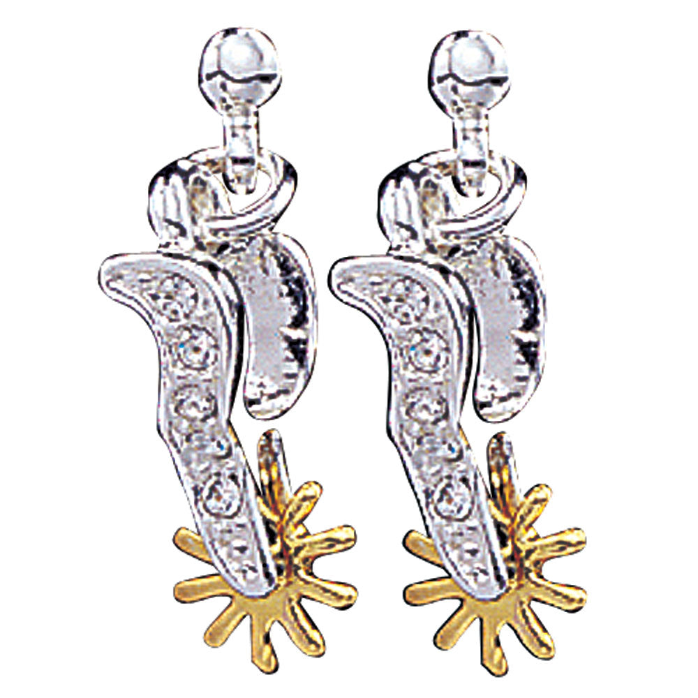 Montana Silversmiths Sparkling Spurs Drop Earrings STYLE ER930CZL